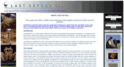 Desktop Screenshot of lastrefuge.co.uk